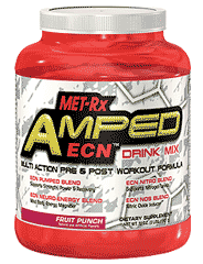 AMPED ECN FRUIT PUNCH 2 lb from MET-RX USA,INC