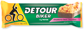 Detour Bike Raspberry Dark Chocolate 12/Box from Forward Foods