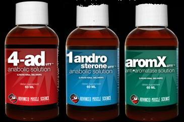 Advanced muscle science - Hr (4-ad - 1-andro - arom-x) kit 1 unit