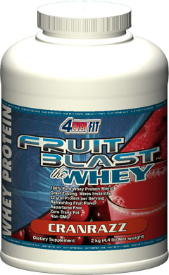 Fruit blast whey cranrazz, 1.8 LB