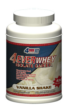 4ever whey gainer vanilla, 10 LB