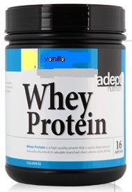 Whey protein vanilla 1lb
