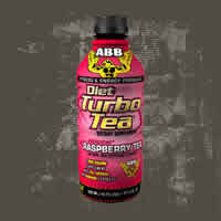 TURBO TEA DIET RASPBERRY 18 OZ / 24 CASE from AMERICAN BODYBUILDING