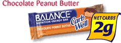 CARB WELL BAR CHOCOLATE PEANUT BUTTER 15/BOX from BALANCE BAR COMPANY