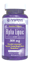 ALPHA LIPOIC SUSTAINED RELEASE 30 TABS from METABOLIC RESPONSE MODIFIERS