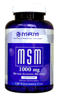 MSM 1000MG 120CAPS 120CAPS from METABOLIC RESPONSE MODIFIERS
