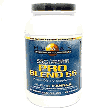 PRO BLEND 55 VANILLA 2.2LB 2.2 LB from HUMAN DEVELOPMENT TECHNOLOGIES