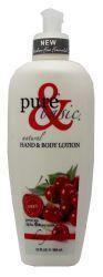 PURE and BASIC: Body Lotion Cherry Almond 12 oz
