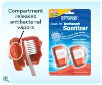 DR TUNG'S PRODUCTS: Adult Snap-On Toothrush Sanitizer 2 ct