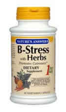 B Stress w/Herbs 60 vegicaps from NATURE'S ANSWER