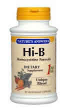 B-Hi B-Homocysteine Formula 90 vegicaps from NATURE'S ANSWER