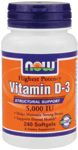 Vitamin d-3 5,000 iu, 240 Softgels
