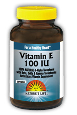 Vitamin E, 100 IU Mixed Tocopherols 250 Sg from Natures Life