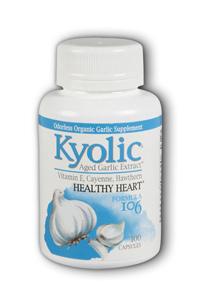 WAKUNAGA/KYOLIC: Kyolic Aged Garlic Extract Cayenne, Hawthorn Berry Formula 106 100 caps