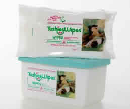 TUSHIE WIPES,REFILL,NATRL Case of 12 / 80 CT from Tushies