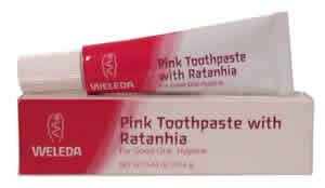 Pink Toothpaste Trial Size .44 oz from WELEDA