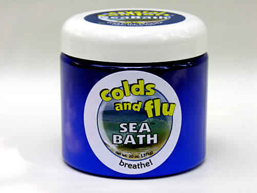 Crystal Comfort™ Bath Salts Cold & Flu 16 oz from WELL IN HAND