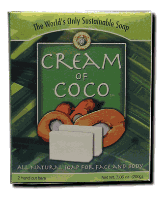 Cream of Cocoa Hair/Body Shampoo 2 bars/6.35 oz from WISDOM NATURAL BRANDS