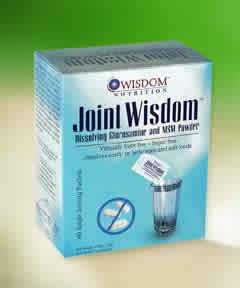 Joint Wisdom Dissolvable Glucosamine & MSM Powder 60 pkts from WISDOM NATURAL BRANDS