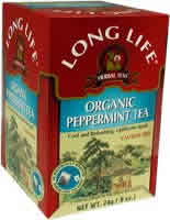 Organic Peppermint Tea 20 bags from LONG LIFE TEAS