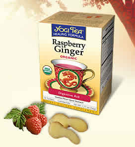 Raspberry Ginger Organic Tea 16 bags from YOGI TEAS/GOLDEN TEMPLE TEA CO