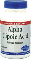 Alpha Lipoic Acid (100 mg) 60ct from Natural Balance