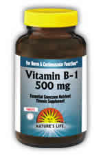 Vitamin B-1 500 mg 50ct from Natures Life