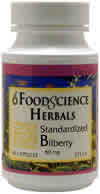 Bilberry 90 caps from FOODSCIENCE OF VERMONT