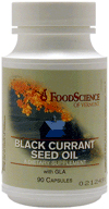 Foodscience of vermont - Black currant seed oil 180 caps