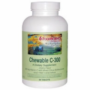 Vitamin C Orange 300mg 90 chews from FOODSCIENCE OF VERMONT