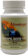 Grapeseed 100mg 60 caps from FOODSCIENCE OF VERMONT