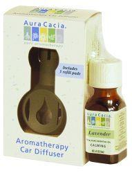 Commuter Pack (Car Diffuser w/.5 oz oil) Lavender 2 pc from AURA CACIA