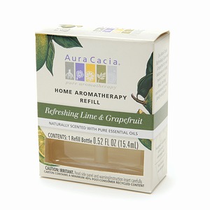 Refreshing lime and grapefruit electric aromatherapy air freshener, .52 oz