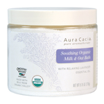 Soothing organic milk and oat bath certified organic, 9.75 oz jar