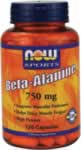 Now - Beta-alanine 750 mg caps 120 Caps