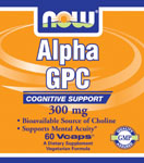 Alpha GPC 300mg 60 Vcaps from NOW