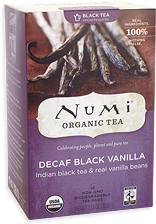 Numi teas - Decafe black vanilla tea 16BAGS