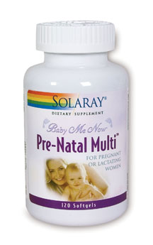 Baby-Me-Now Prenatal Multi 120 Sg from Solaray