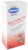 Backache w/Arnica 100 tabs from HYLANDS