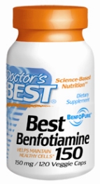 Doctors Best: Best Benfotiamine 150mg 120VC