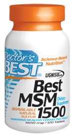 Doctors Best: Best MSM 1500 mg 120T