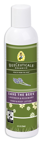 Lavender and rosemary lotion, 8 oz