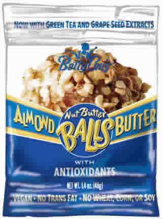 NUT BALL,ALMOND BUTTER Case of 40 / 1.4 OZ from Betty Lous