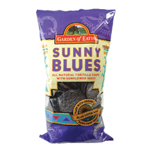 CHIPS,OG,BLUE CORN,SUNNY Case of 12 / 7.5 OZ from Garden of Eatin