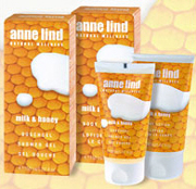 Anne lind shower gel milk and honey, 5.07 oz