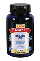 Health from the sun - Borage oil 240  1000mg family pak 90 caps