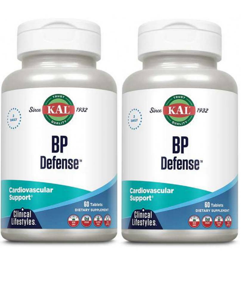 Kal: Blood Pressure Defense - Free Shipping 60ct Plus 60ct TwinPack