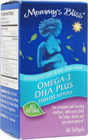 Omega 3 DHA Plus 60 softgels from MOMMY'S BLISS