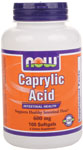 Caprylic Acid 600mg 100 Gels from NOW