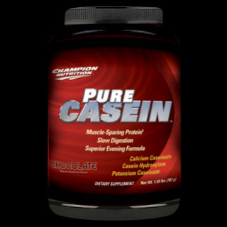 CHAMPION NUTRITION: Pure Casein Vanilla Powder 610 g
